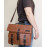 Кожаный портфель Fontevivo cognac/brown