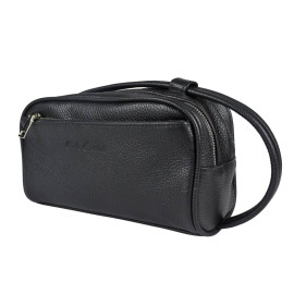Кожаный несессер Carolo black (арт. 6004-01) Кожаный несессер Carolo black (арт. 6004-01)