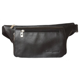 Кожаная поясная сумка Curone black  Кожаная поясная сумка Curone black