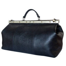 Кожаный саквояж Castellano black