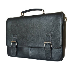 Кожаный портфель Saletto black  Кожаный портфель Saletto black