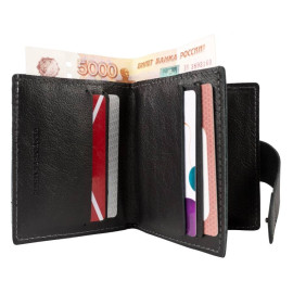 Кожаное портмоне Montano black (арт. 7414-01) Кожаное портмоне Montano black (арт. 7414-01)