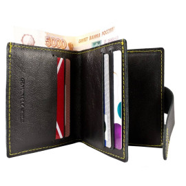 Кожаное портмоне Montano black (арт. 7414-01) Кожаное портмоне Montano black (арт. 7414-01)