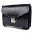 Кожаная женская сумка Vicentina black (арт. 8038-01)